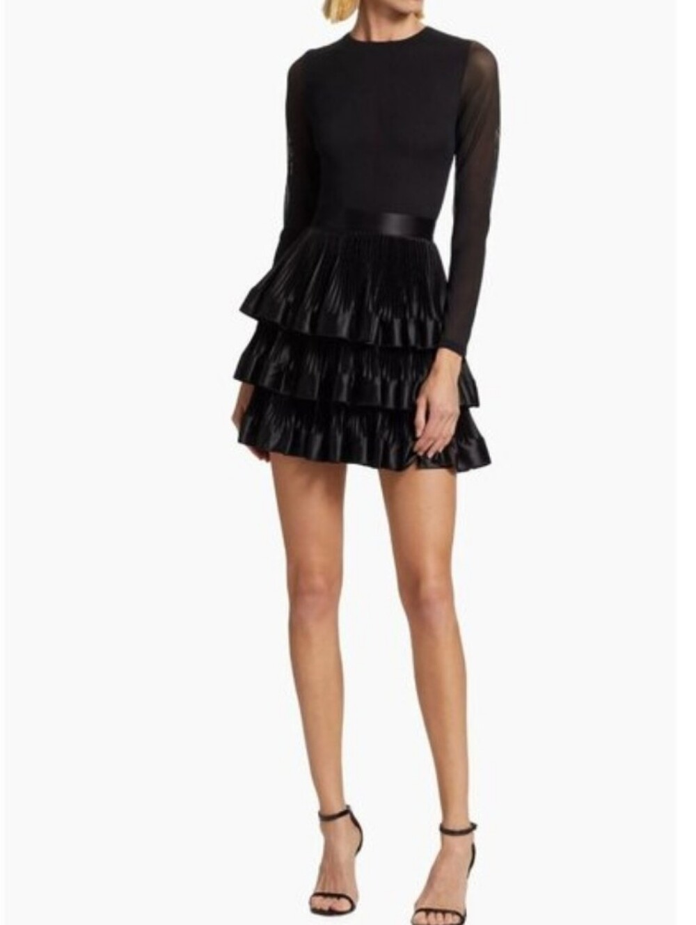 Alice & OliviaChara Tiered Ruffle Mini Dress